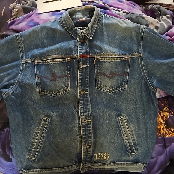 Vintage 90s 555 soul Jean jacket - Picture 1 of 5